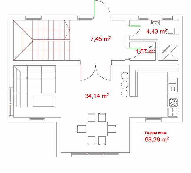 Two bedroom house with sea view in a famous holiday village above the golf course