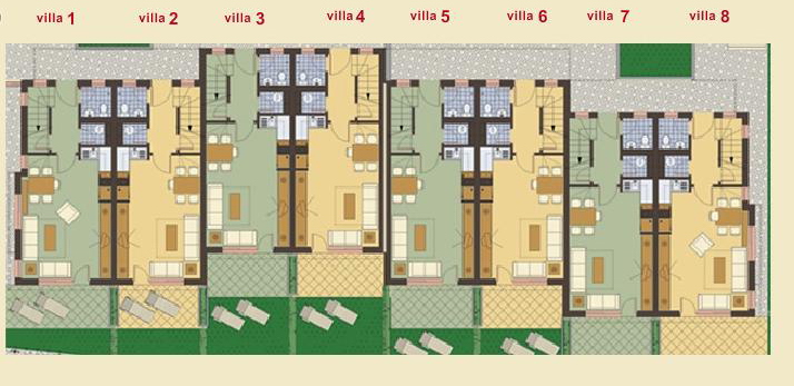 Fully Furnished 2 Bedroom Semi Detached House With Sea View